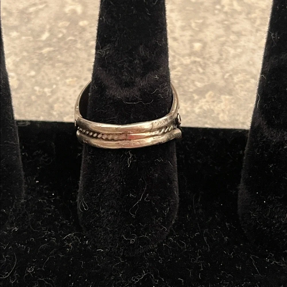 Sterling Turquoise Ring Size 13.5 Native American - Picture 8 of 11